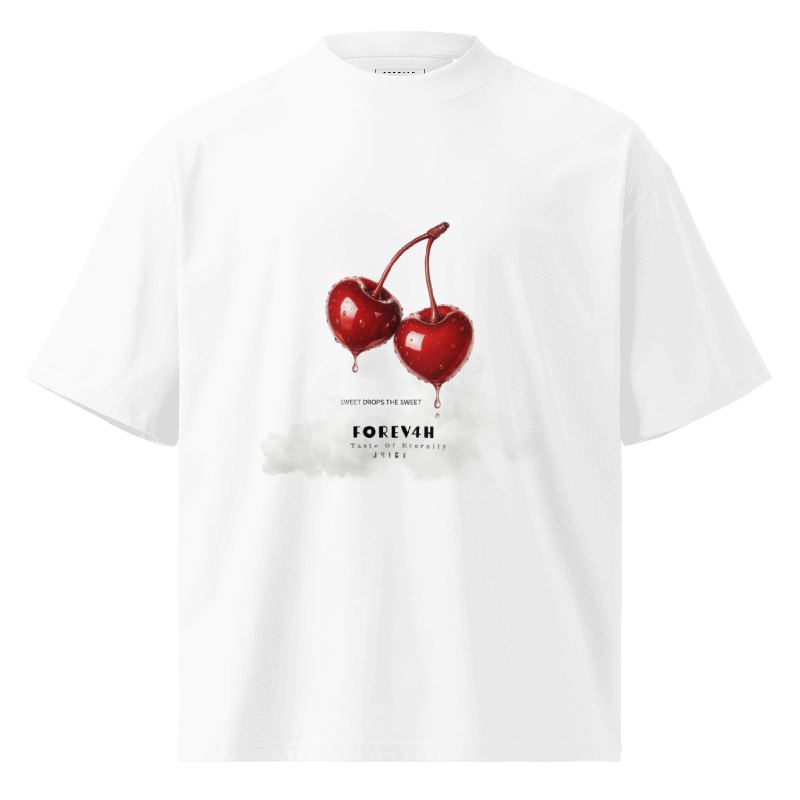 Oversize T-shirt “CHERRY DRIP”.