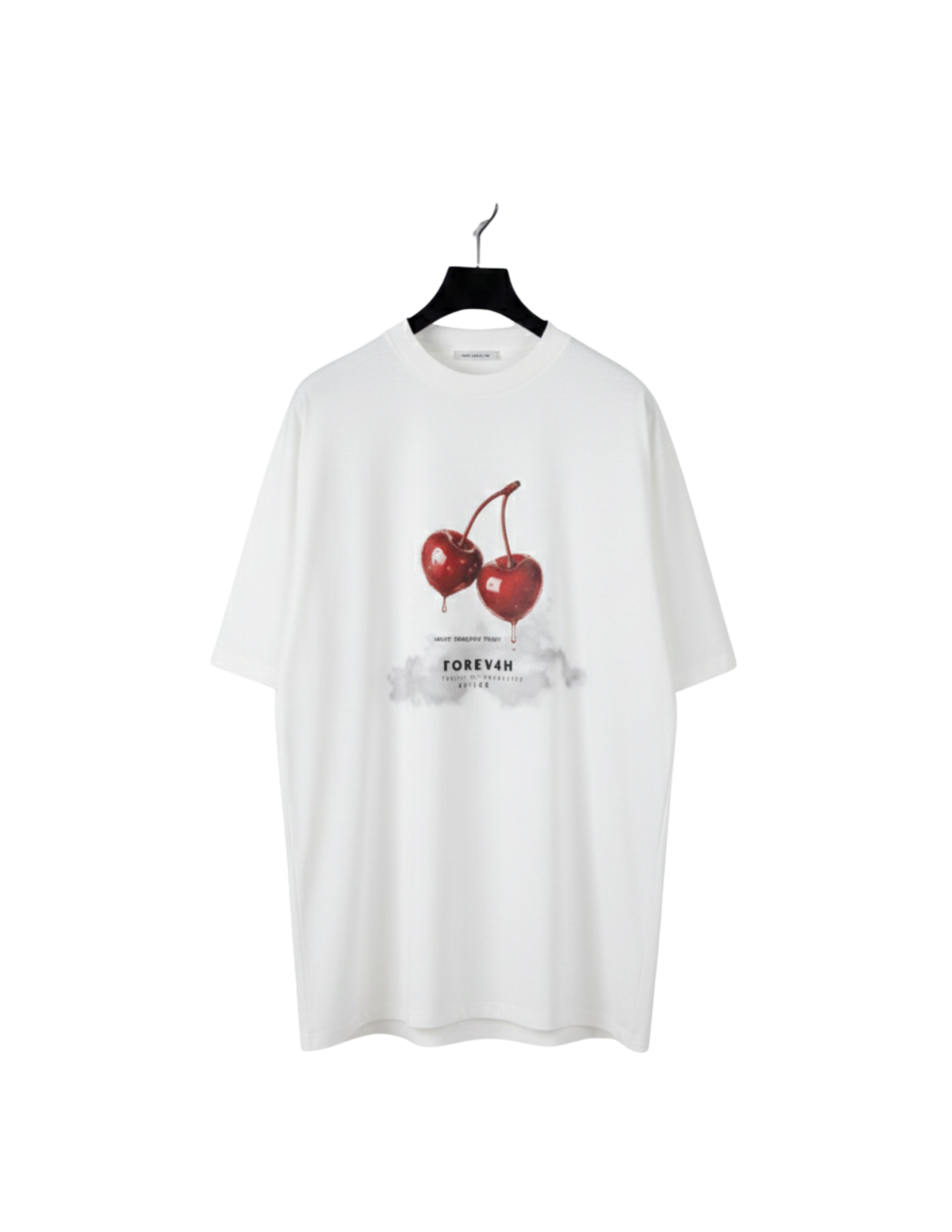 Oversize T-shirt “CHERRY DRIP”.